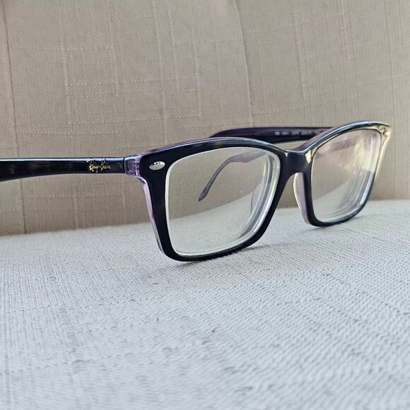 Ray-Ban Women Eyeglasses Frame RB5241 Black/Purple Tone 50[]17 140 Glasses $220